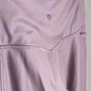 Athleta Shimmer Mauve Inclination Moto Tight